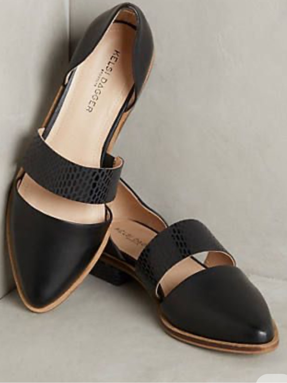 Kelsi Dagger Brooklyn Albany pointed toe flats